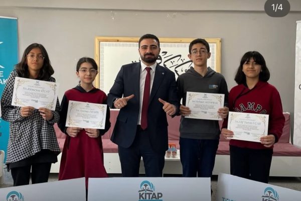 TÜGVA Kitap Kurdu Yarışmasında 3.lük